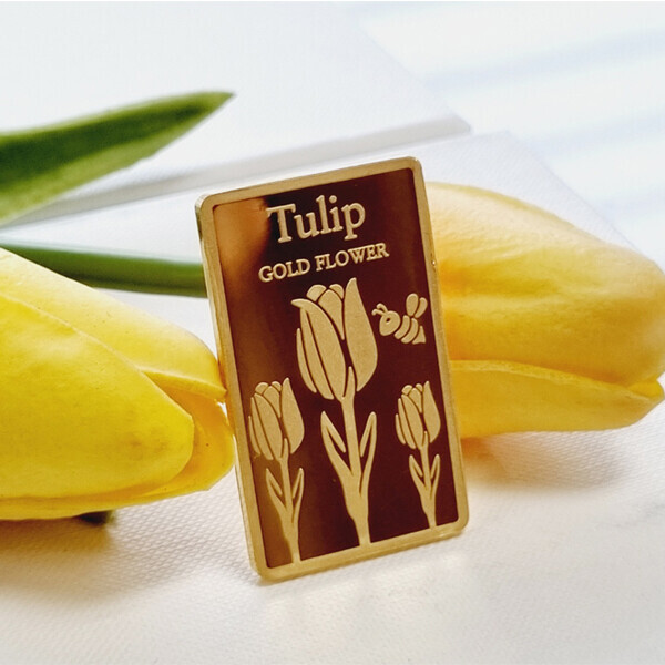 국제금거래소,[황금의 꽃 시리즈 VI ] " Tulip " 골드바 18.75g (튤립)
